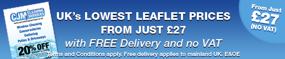 Lowest leaflet printing prices in the UK